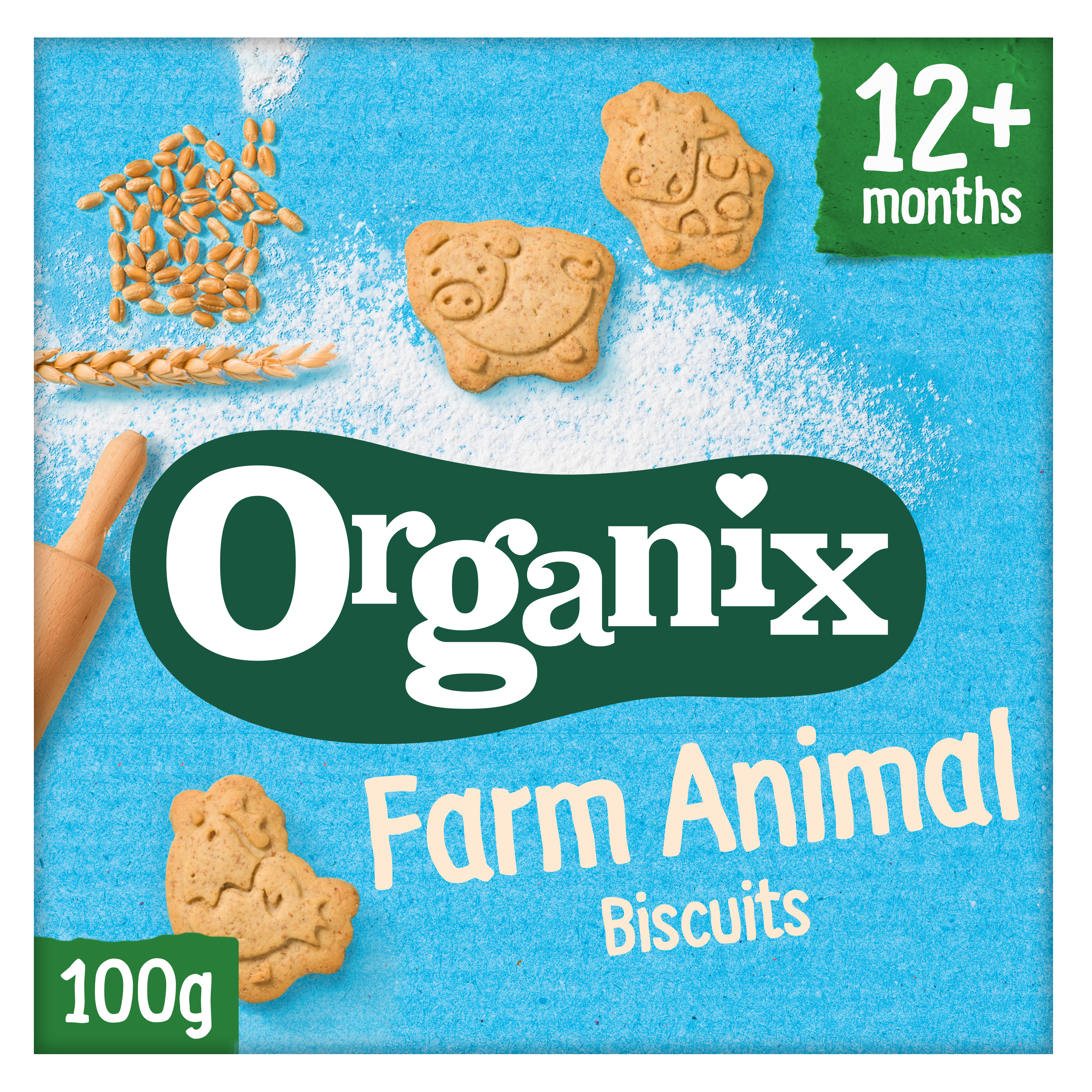 Organix Farm Animal Biscuits 100g